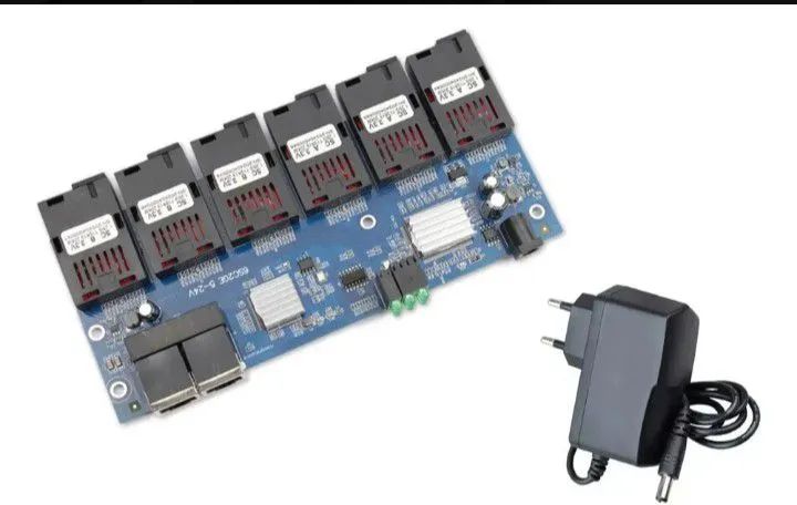 placa switch de fibra óptica 