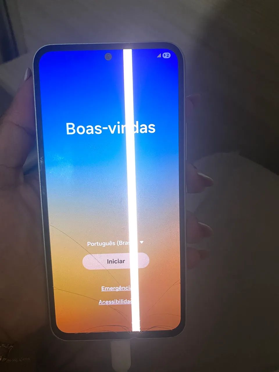 Samsung Galaxy A51 - Funcionando (Com linha/defeito na tela) - Foto 3