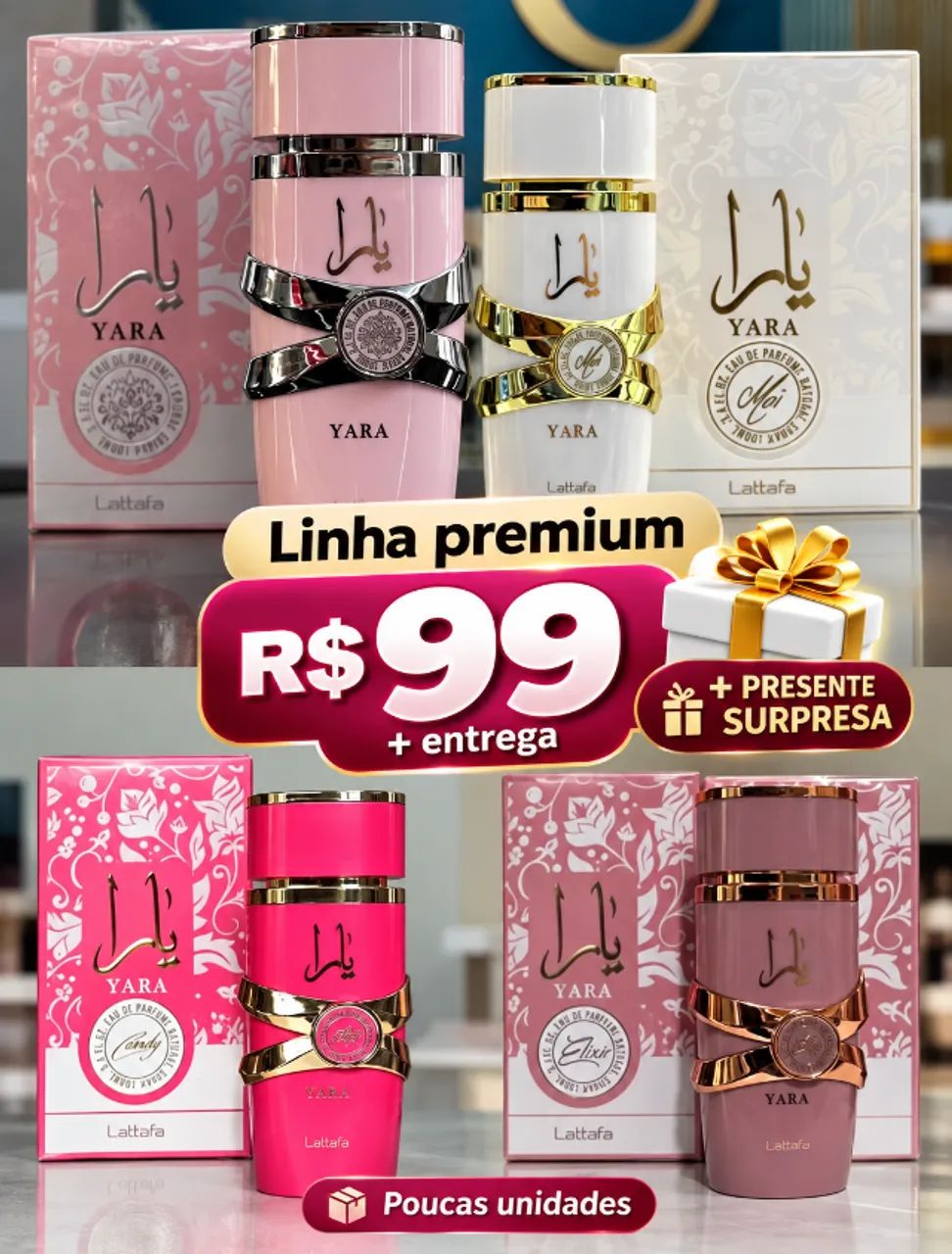 Perfume Yara linha Premium