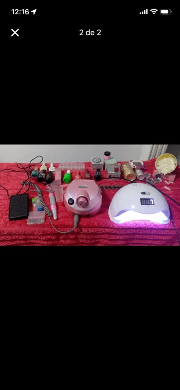 Vendo material de unha em gel 