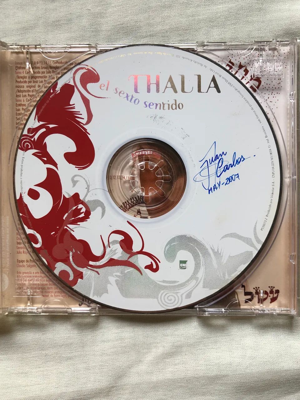 CD Thalia Sexto Sentido Original - Foto 4