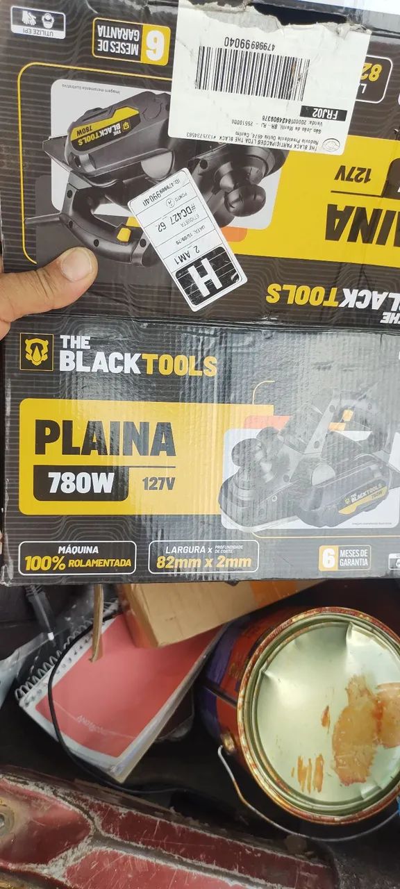 Plaina elétrica Black tools  - Foto 3