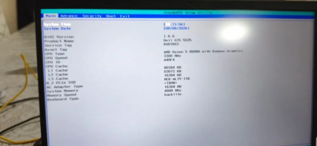 Notebook DELL G15 modelo 5525 (placa mãe com defeito) - Foto 3