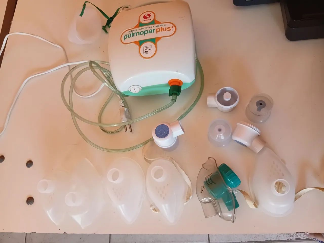 inalador pneumático a jato de ar pulmopar plus - Foto 2