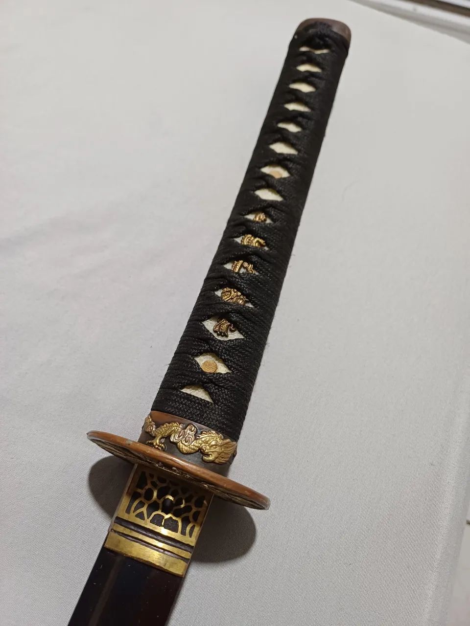 Katana em aço damasco  - Foto 4