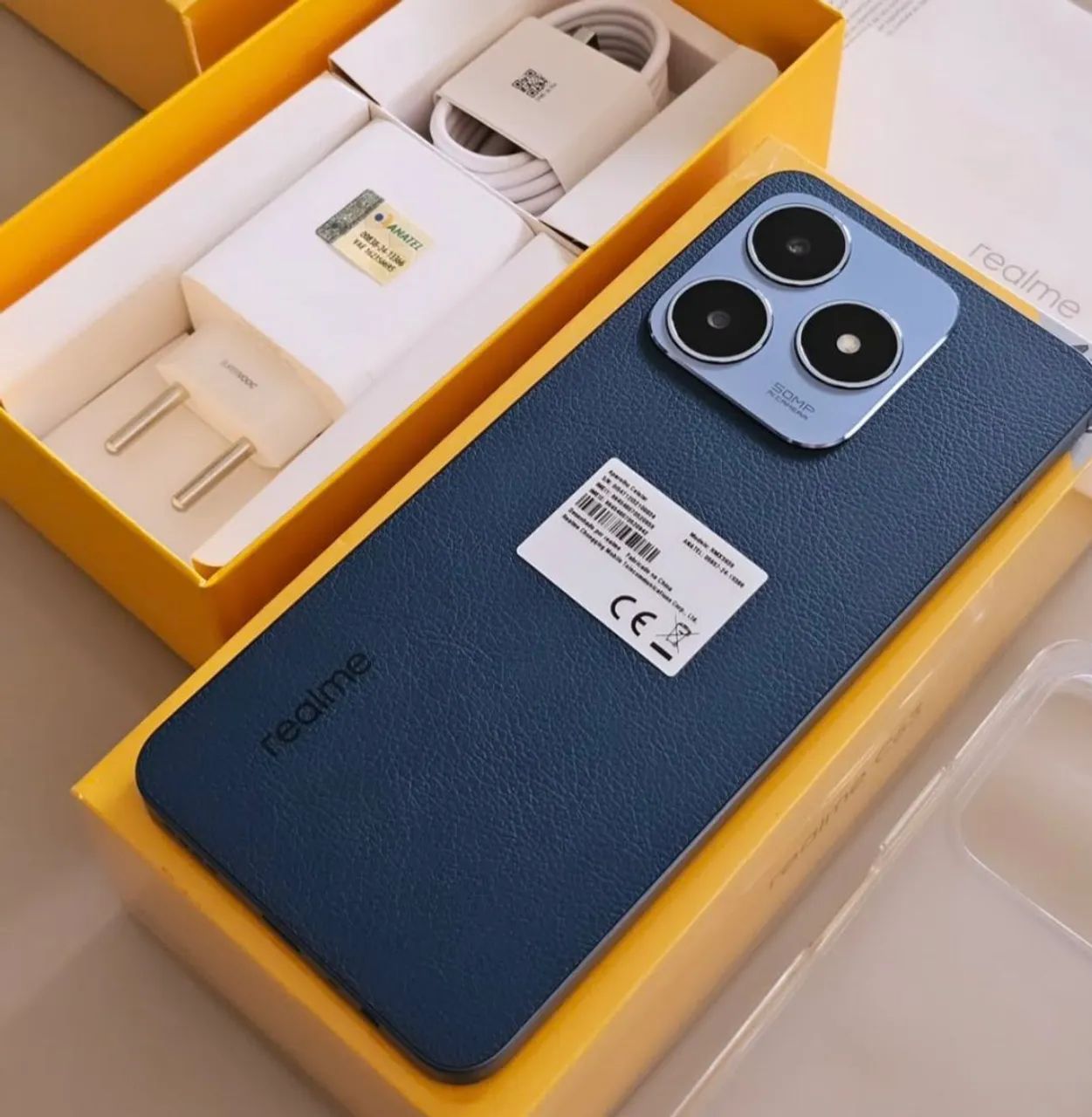 Telefone NFC - Realme C63 - 256/8 Azul - Top + Entrega Grátis 
