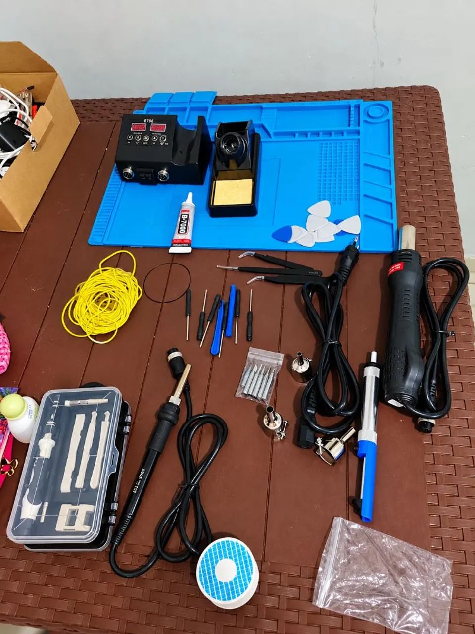 Kit Profissional Completo para Assistência Técnica - Celular e Eletrônicos - Foto 3