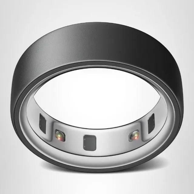 Oura Ring 4 Stealth / Brushed Silver - Foto 4