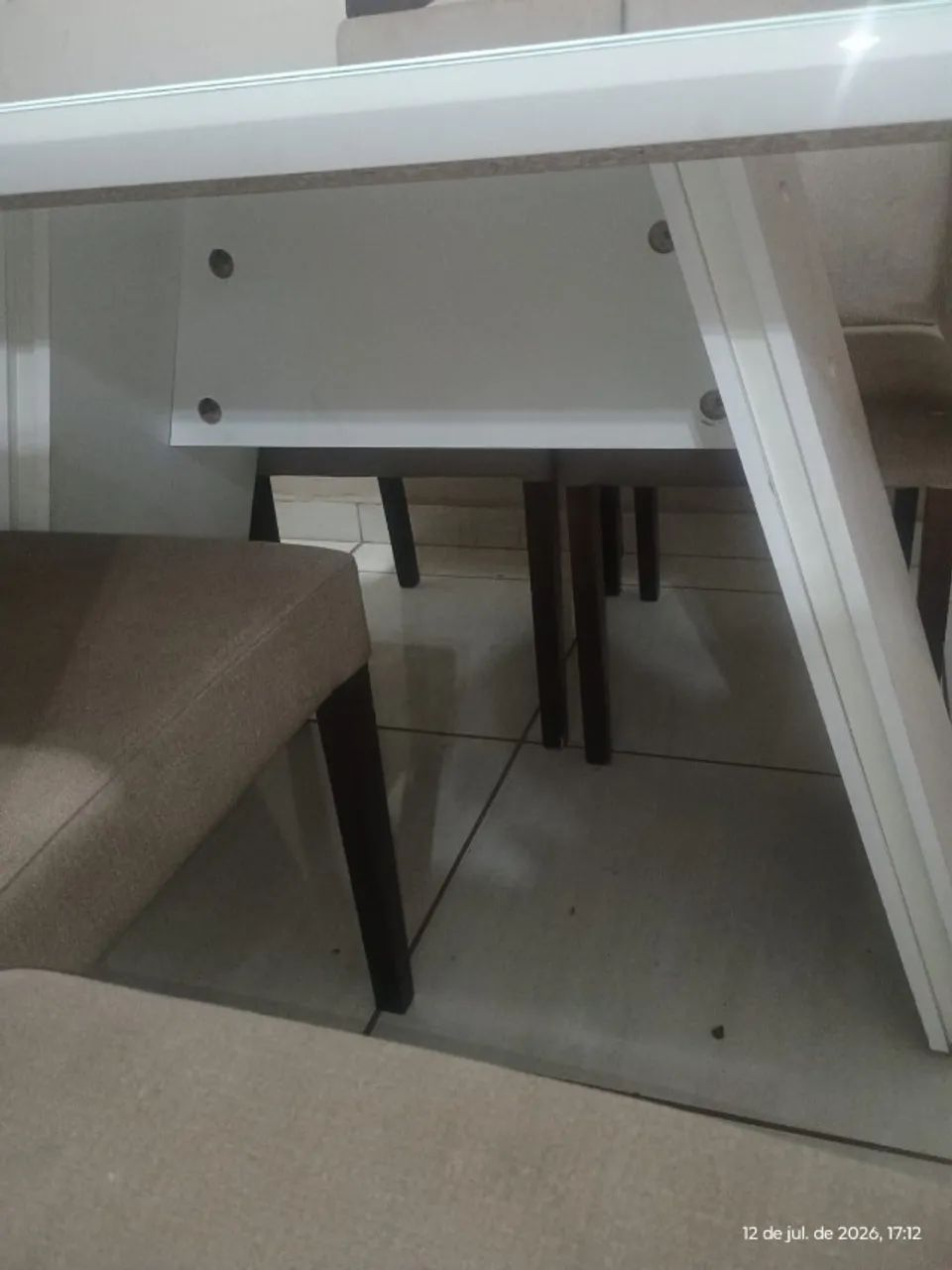 Mesa de jantar retangular com 6 cadeiras - Foto 5