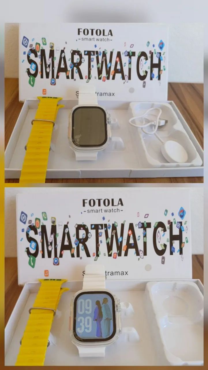SMARTWATCH ULTRA COM PULSEIRA EXTRA 