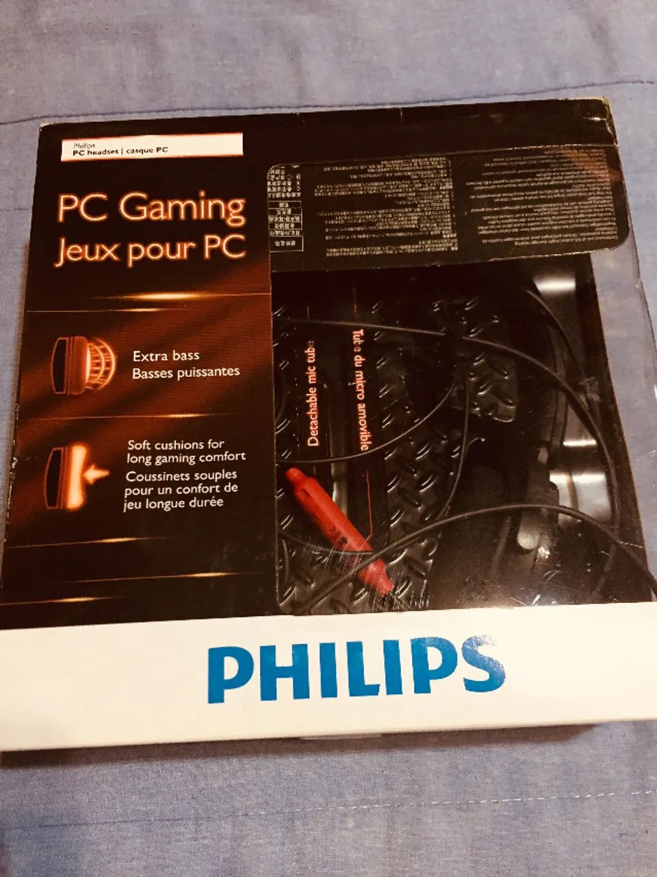 Fone Phillips PC Gaming Extra Bass