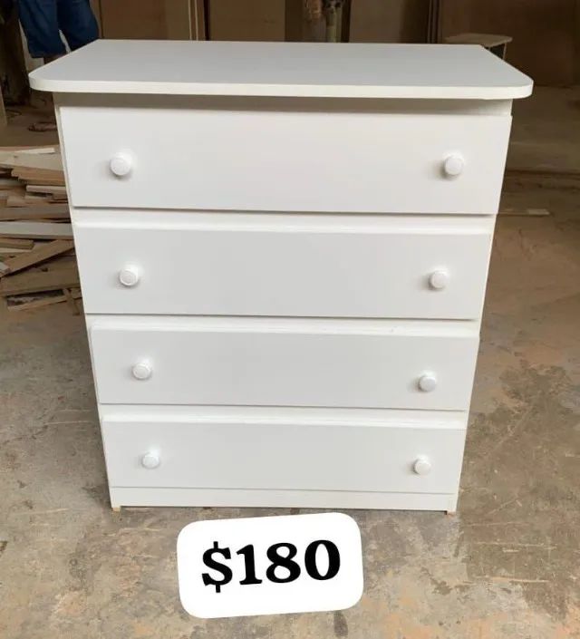 COMODA 4 GAVETAS MDF FRETE GRÁTIS  - Foto 3