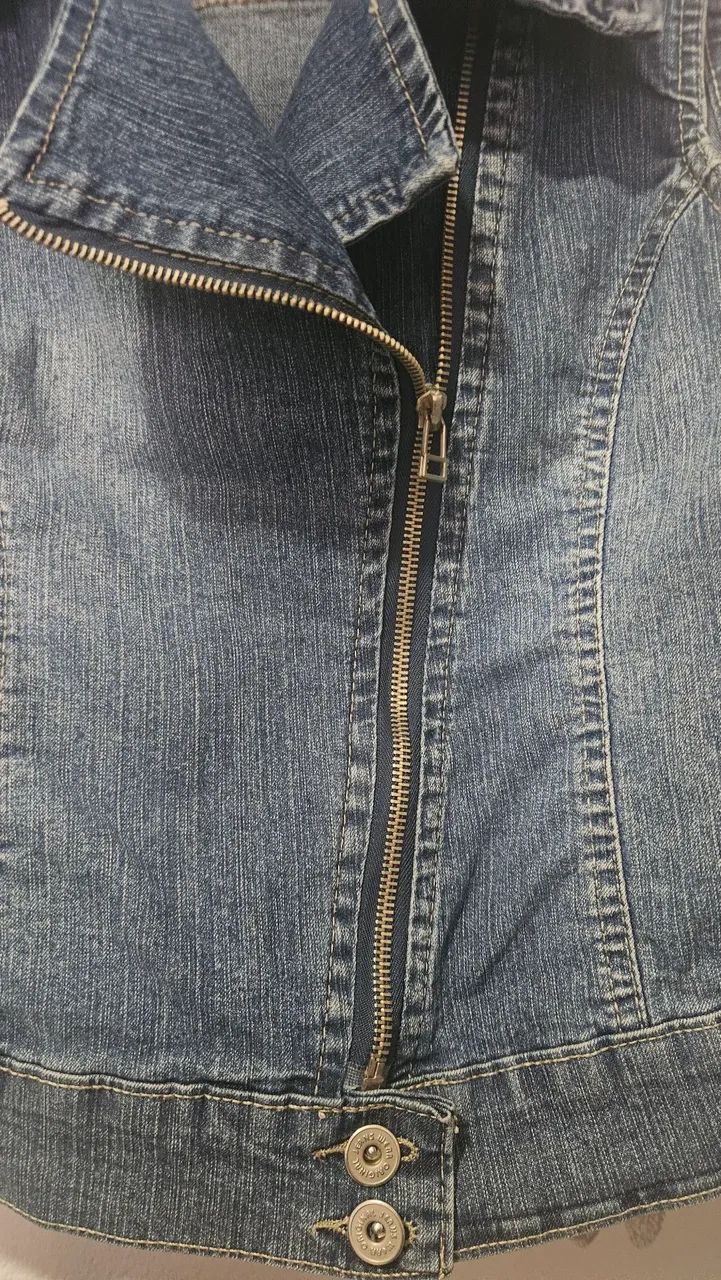Colete jeans feminina  - Foto 3