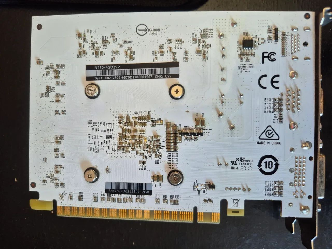 Placa de Vídeo NVidia GeForce GT730 4GB DDR5 - Foto 3