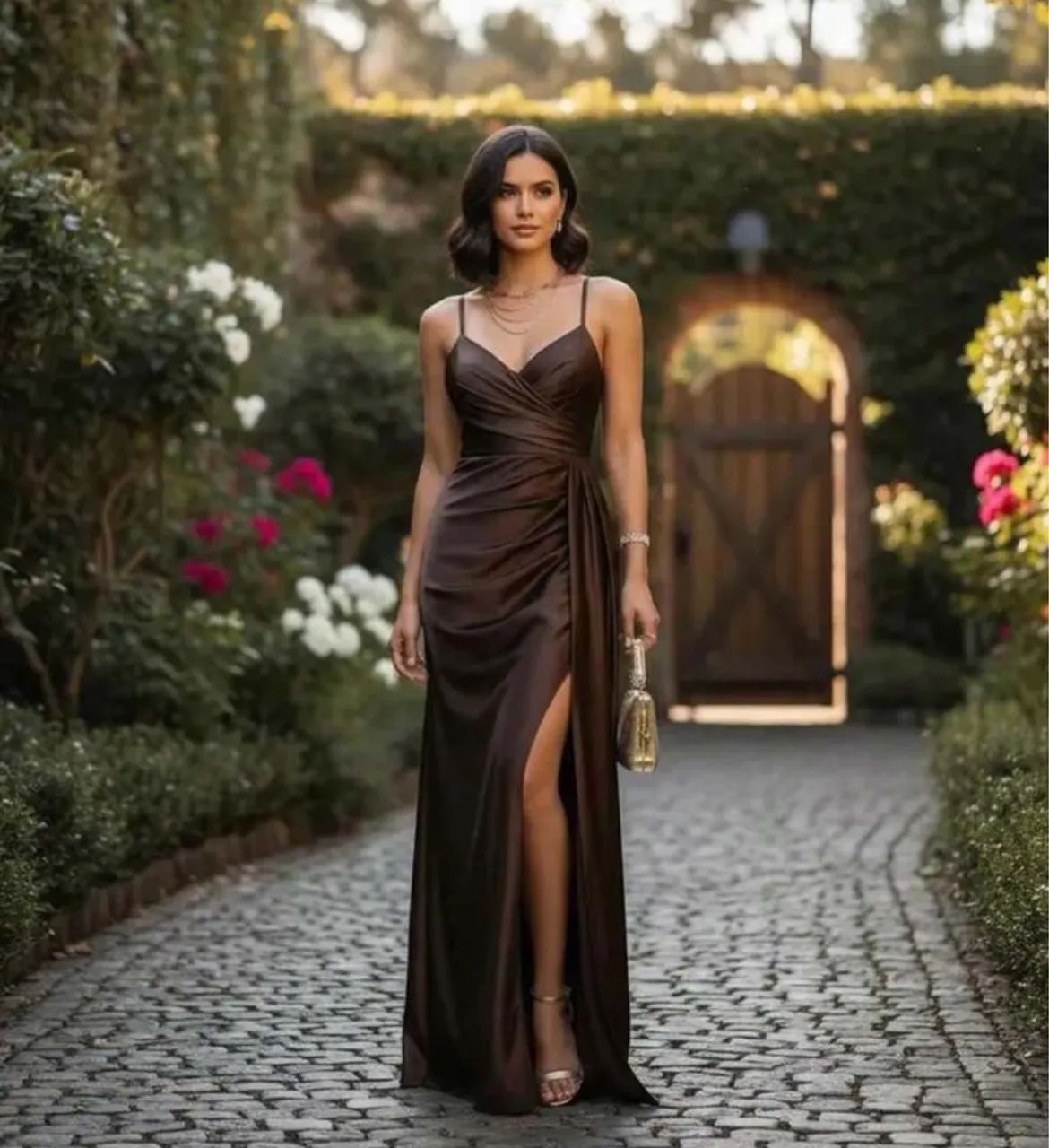 Vestido de festa marrom!  - Foto 3
