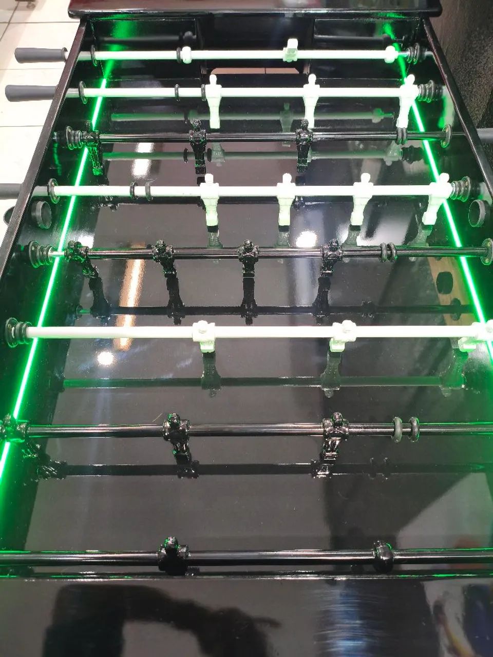 MESA DE PEBOLIM COM LED TAMANHO OFICIAL  - Foto 4