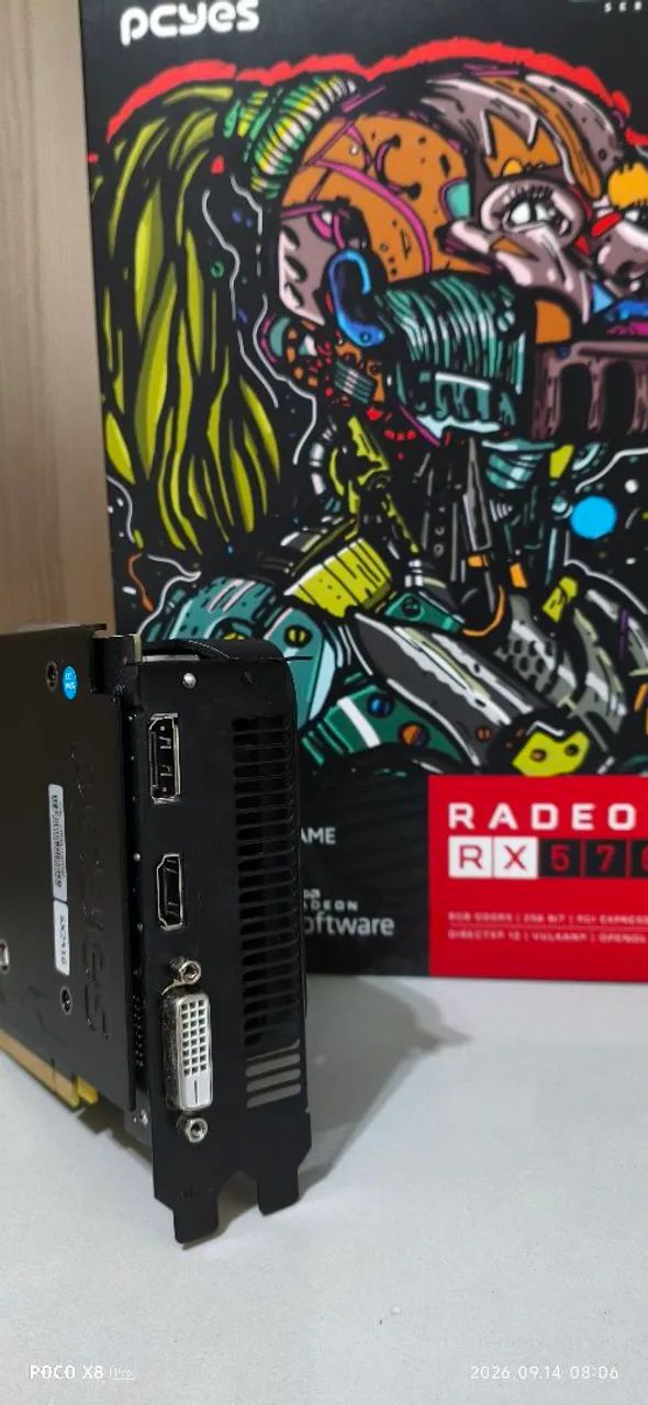 Placa AMD Rx 570 8GB - Foto 2