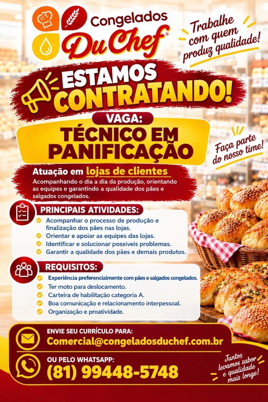 Técnico em Panificação 