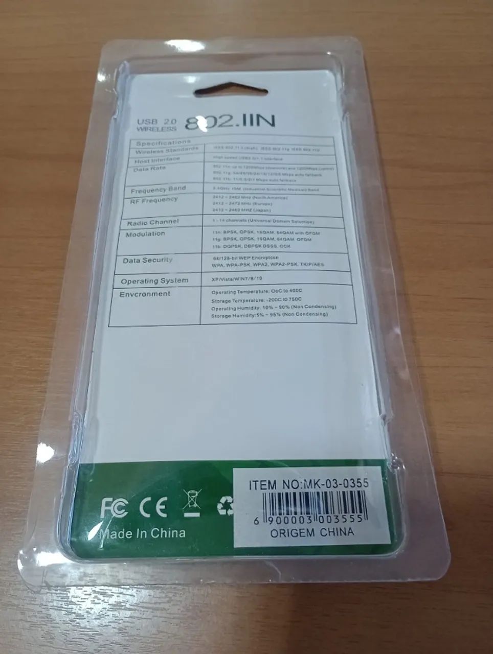 Adaptador WI FI USB - Entrega grátis em Campo Grande MS