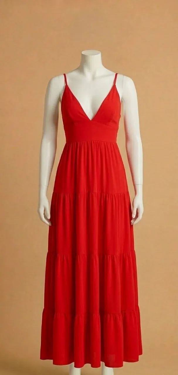 Vestido Longo Vermelho