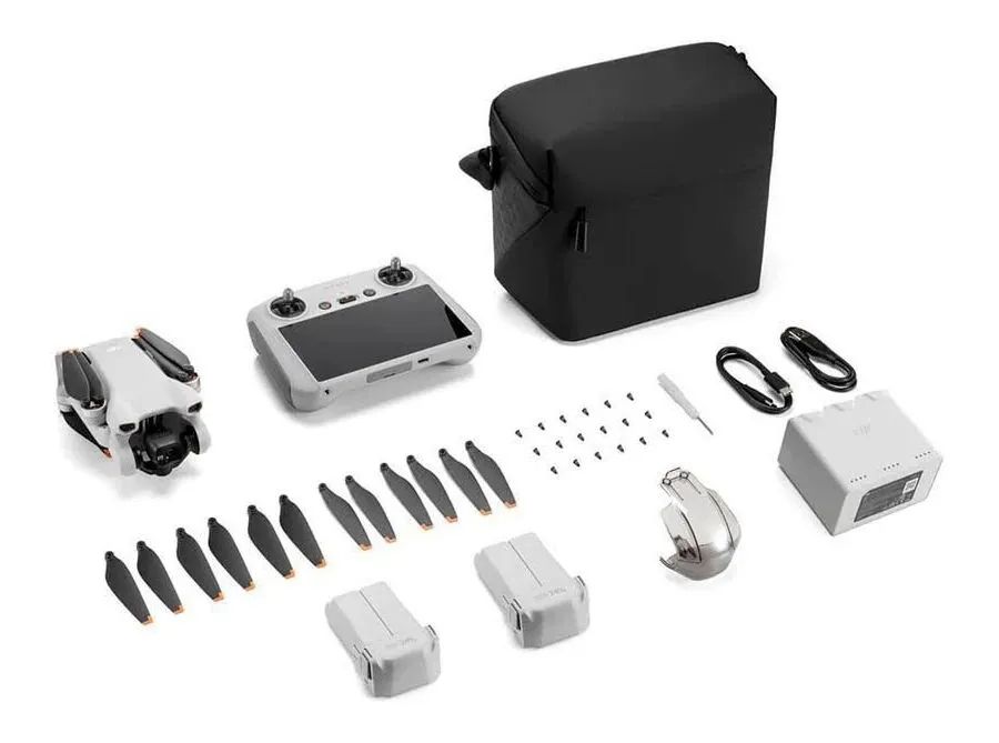 Drone DJI Mini 3 - Fly More Combo com 3 Baterias Novo - Foto 5