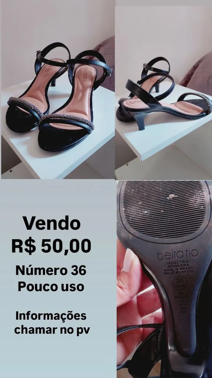 Sandália beira rio
