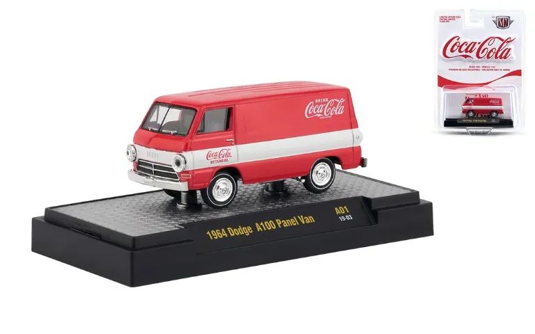 M2 Machines - 1964 Dodge A 100 Panel Van Coca-Cola A01 19-03 - Lacrado