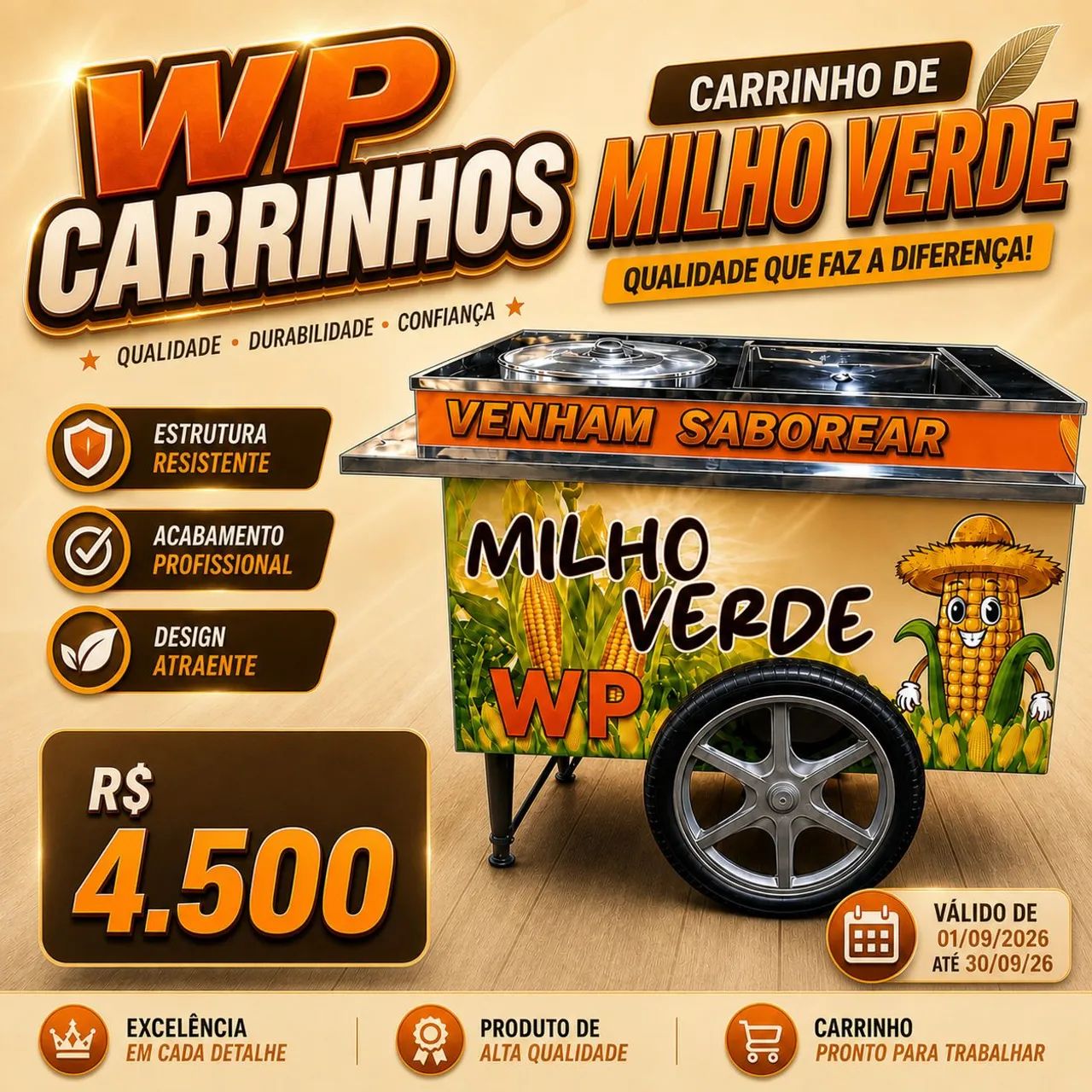 Carrinhos de milho  - Foto 5