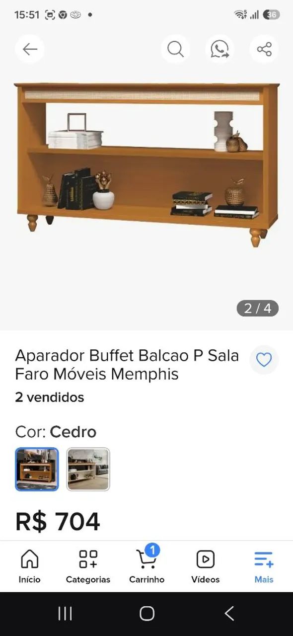 Aparador lacrado na caixa - Foto 2