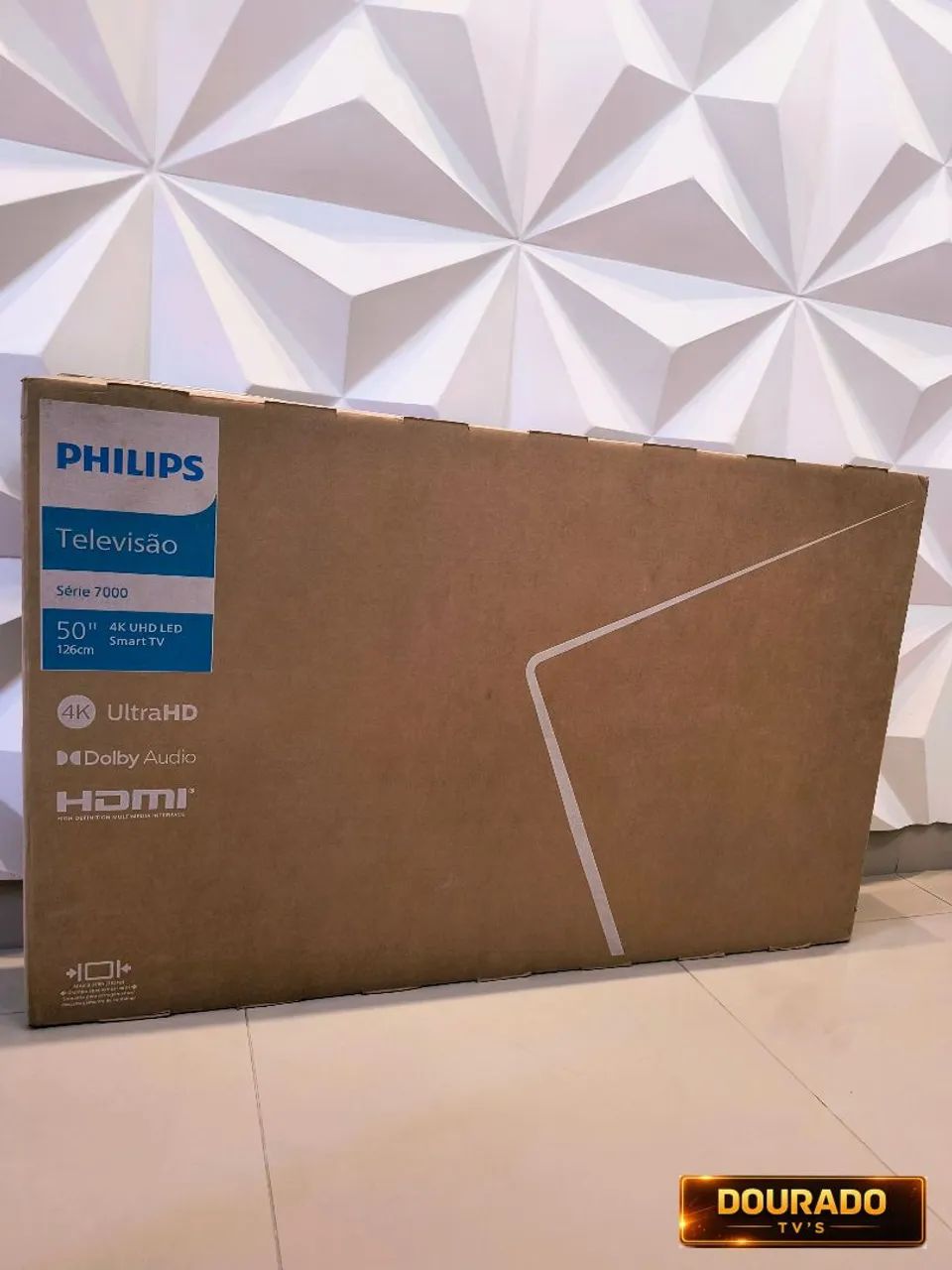 Tv smart "50 plihilips 4k nova na caixa  - Foto 2