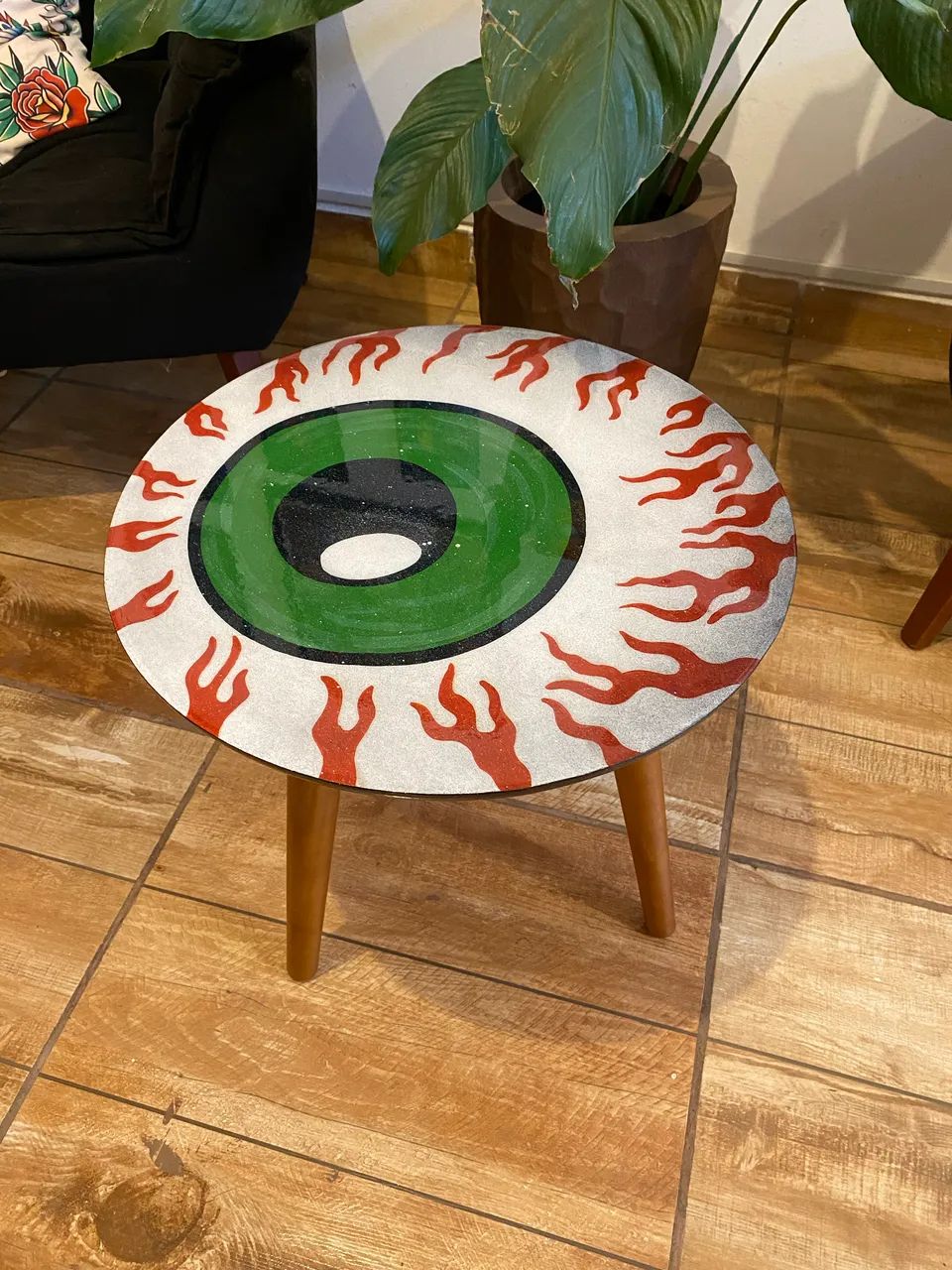 Mesa de centro artesanal 