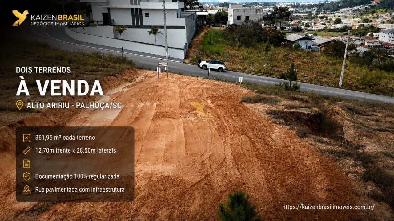 Terreno à Venda no Alto Aririu - Palhoça
