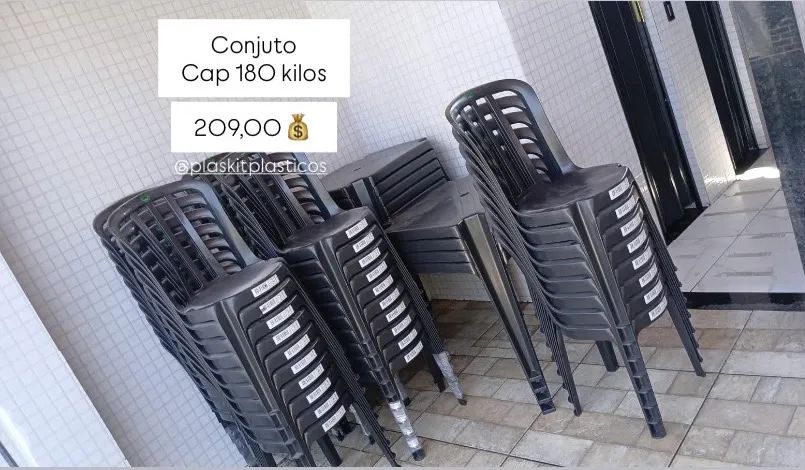 Conjunto cap 180 kilos | 209,00
