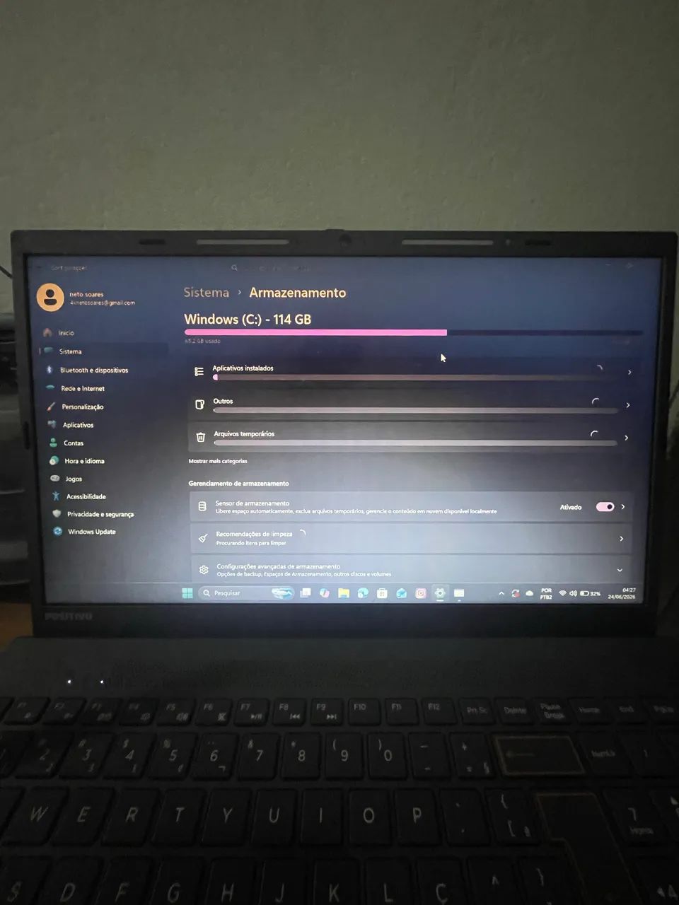 Notebook positivo  - Foto 4