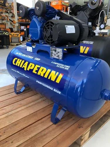 Compressor 10 Pés CHIAPERINI 2HP Bivolt BLUE RCH - Profissional Brasília - Foto 3