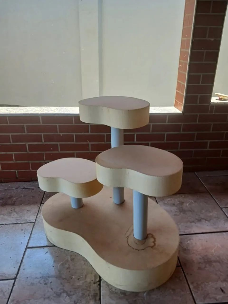 Mesa Chaise Suspensa 3 Andares, Crua para pintar - Foto 4
