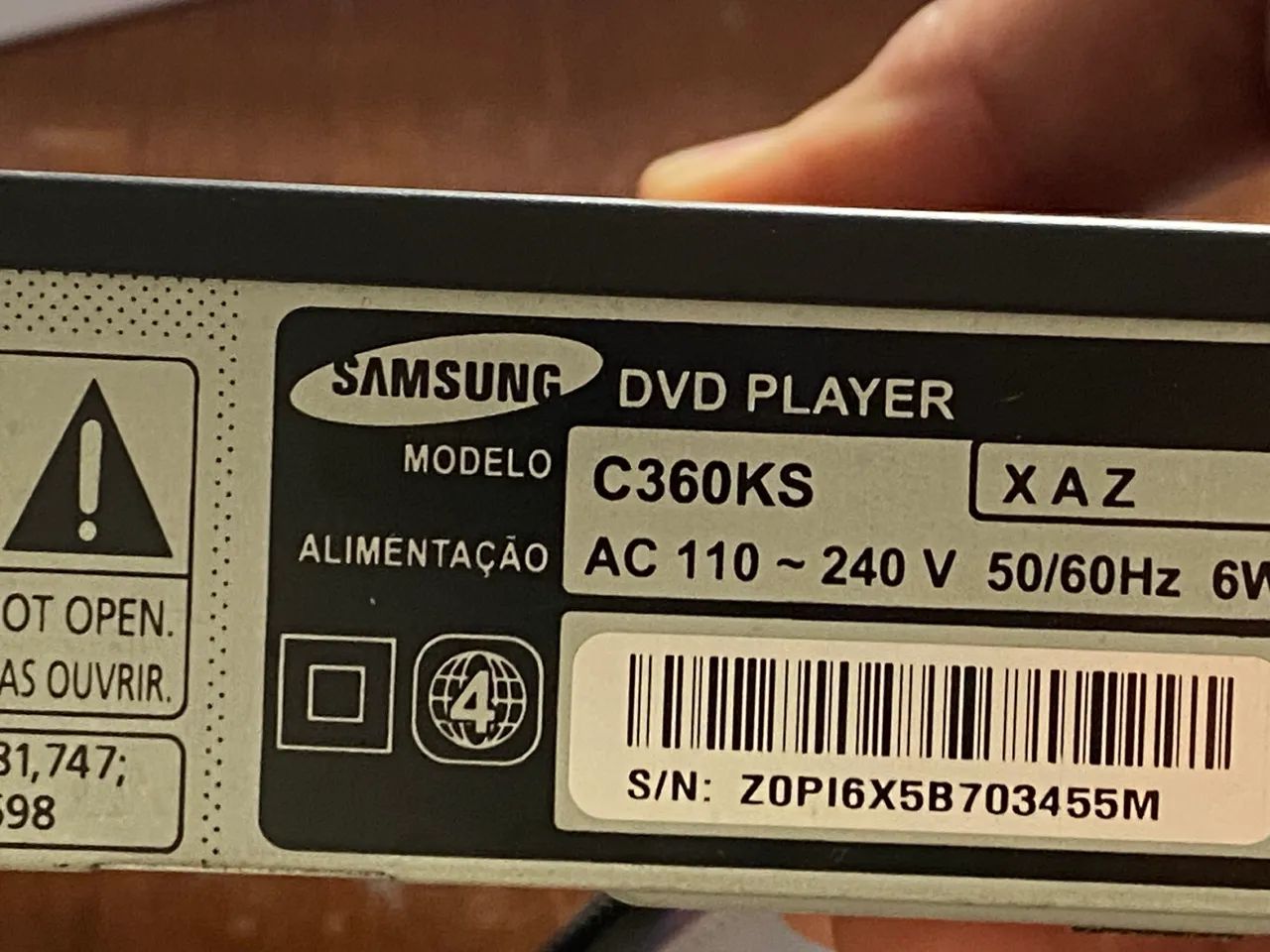 Dvd karaokê samsung c360ks - Foto 2