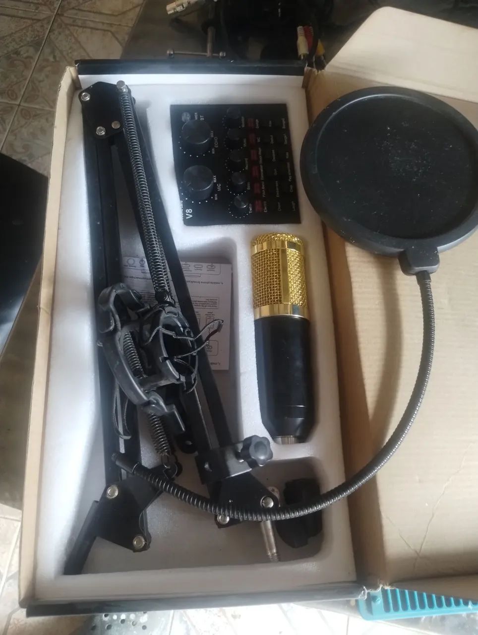 Profissional microfone condenser  - Foto 4