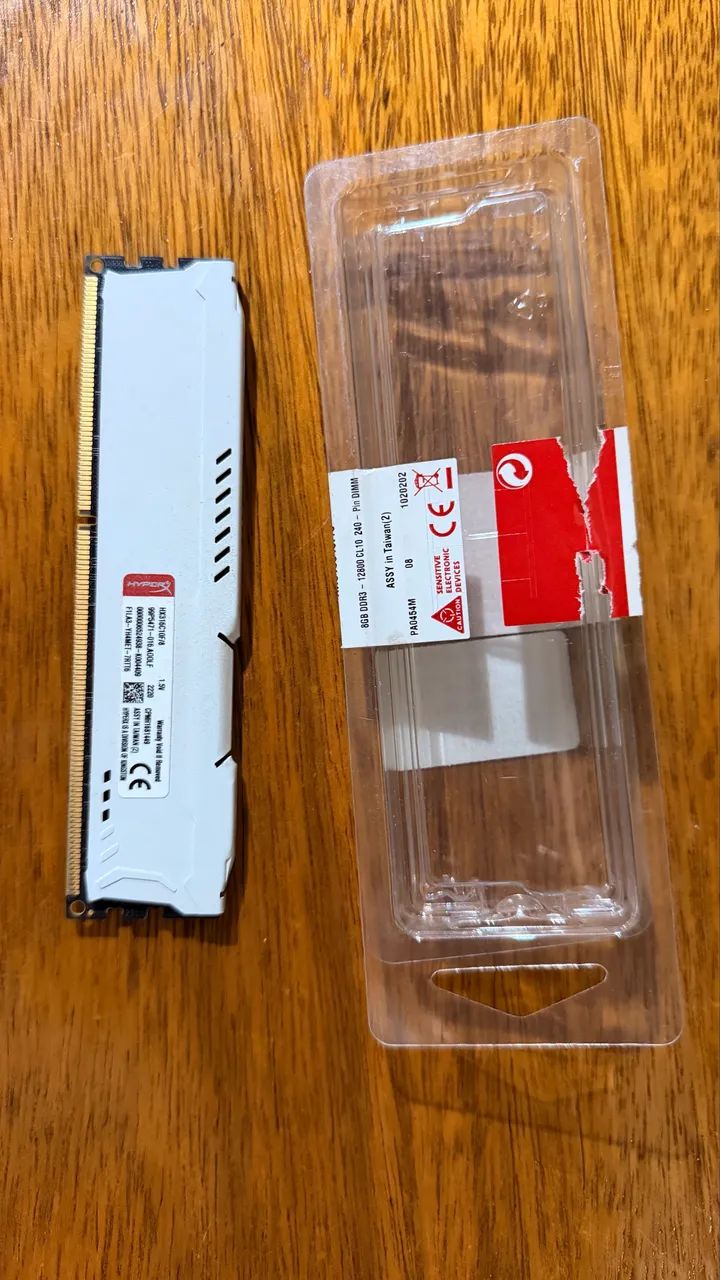 Memória hyperx 8GB 1600MHZ - Foto 2