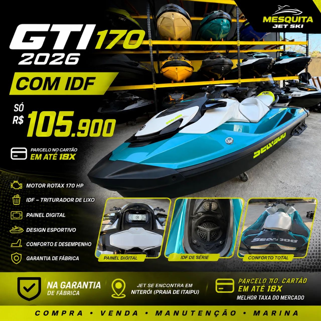 Gti 170 Se - 2026  com IDF 