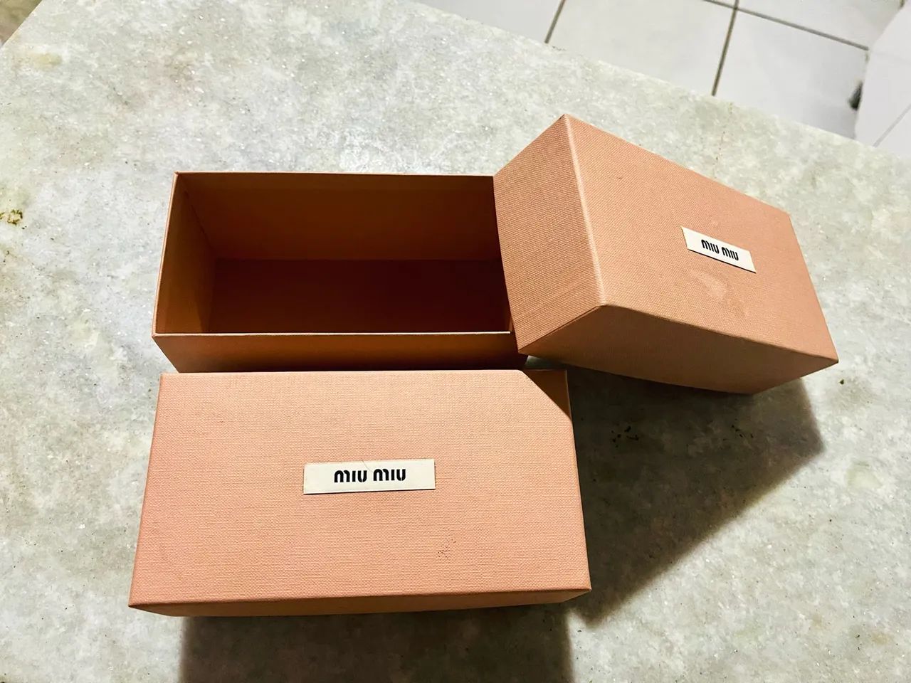 Caixa Para Embalagem Miu Miu original  - Foto 4