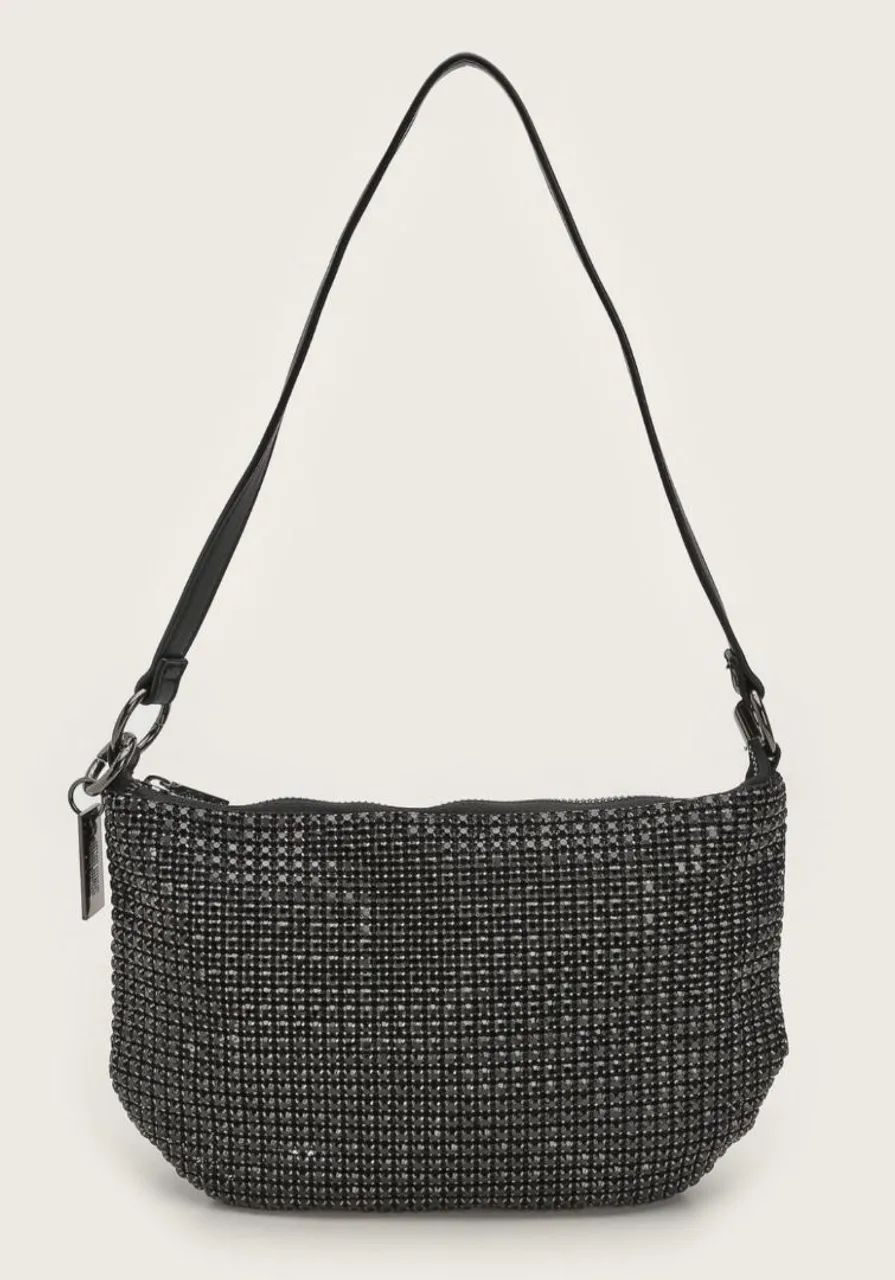 Bolsa em pedrarias. 
