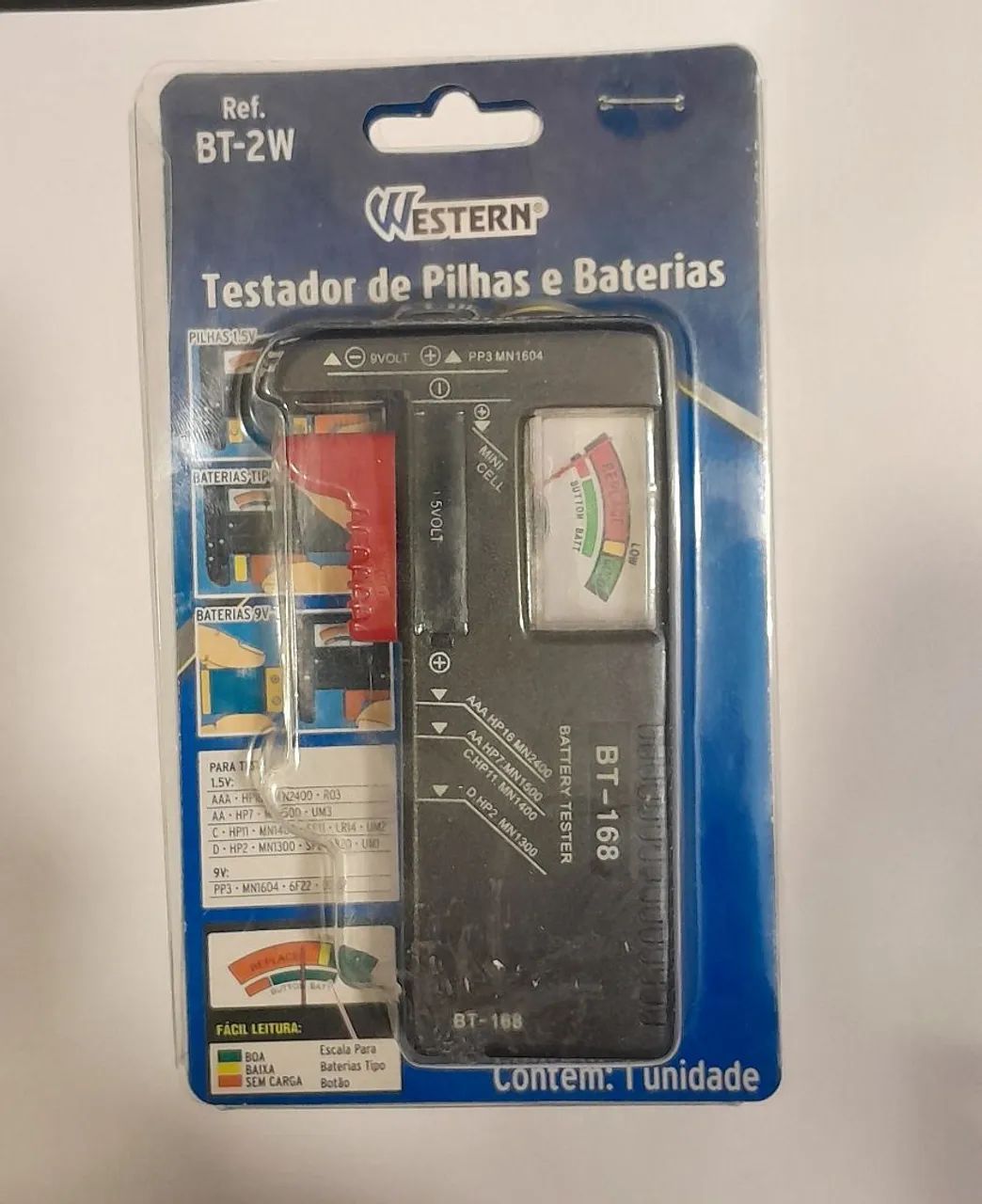 Testador de pilhas e baterias Western BT-2W - Foto 2