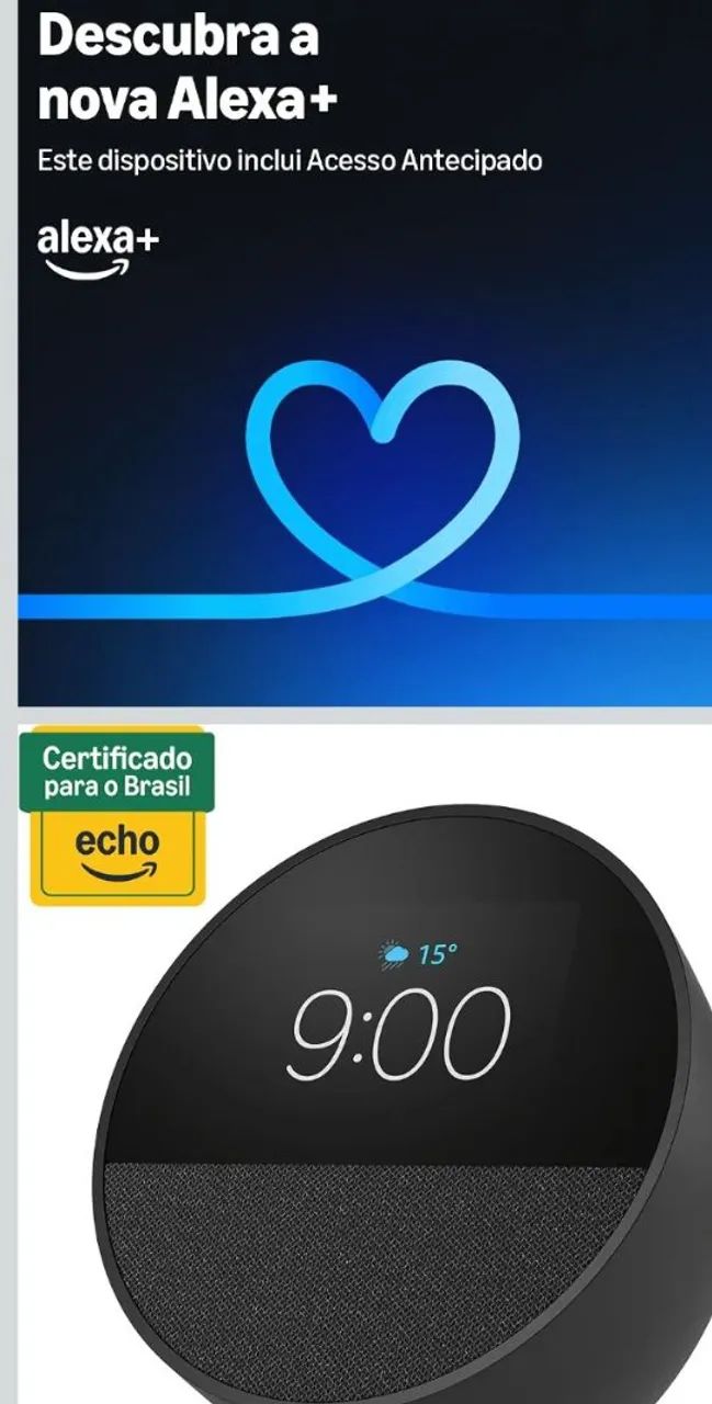 Echo Spot com Alexa 