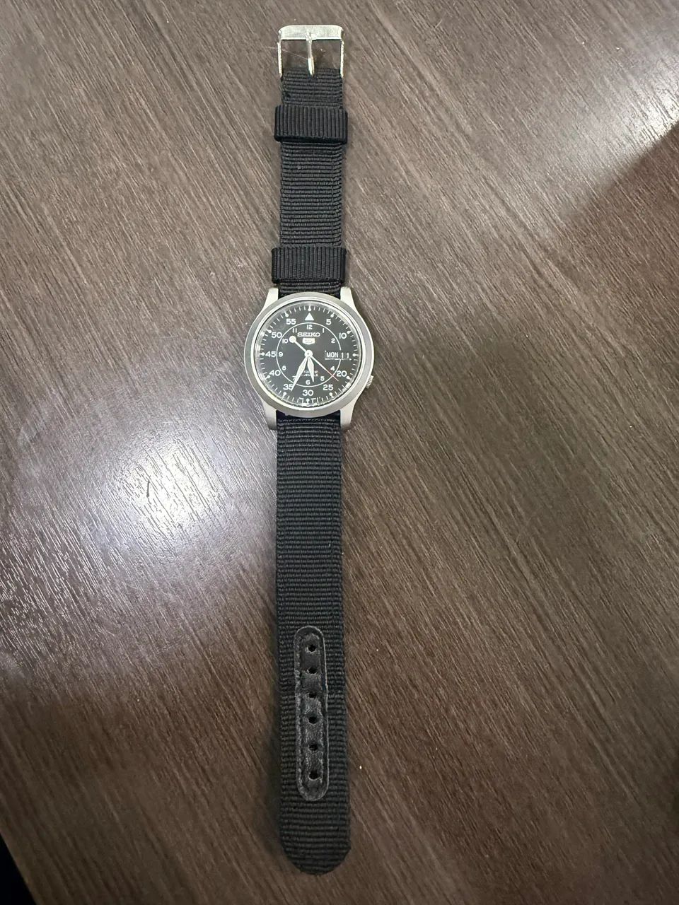 Relógio Seiko S5 automático 37mm militar  - Foto 4