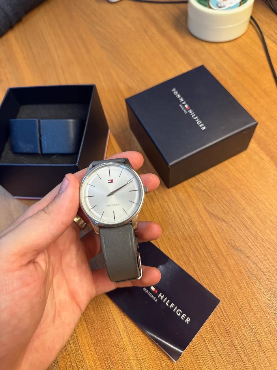Relógio Tommy hilfiger cinza  - Foto 4