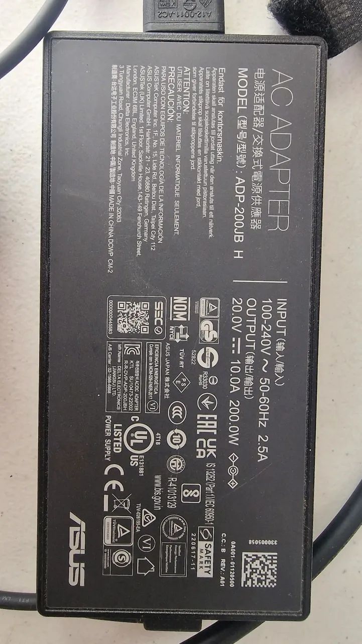 Carregador para notebook Asus original - Foto 2