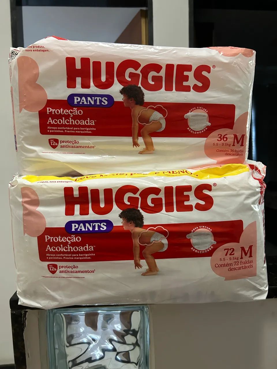Fraldas Huggies e Personal