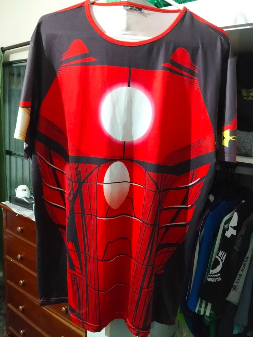 Camisa para malhar iron Man original - Foto 2