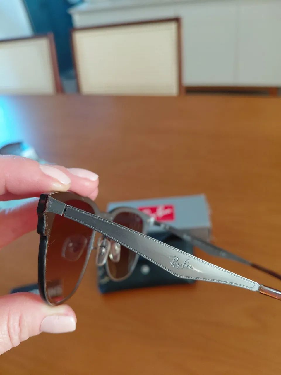 Óculos De Sol Blaze Clubmaster Rb3576n 043/71 G15 Clássico - Foto 3